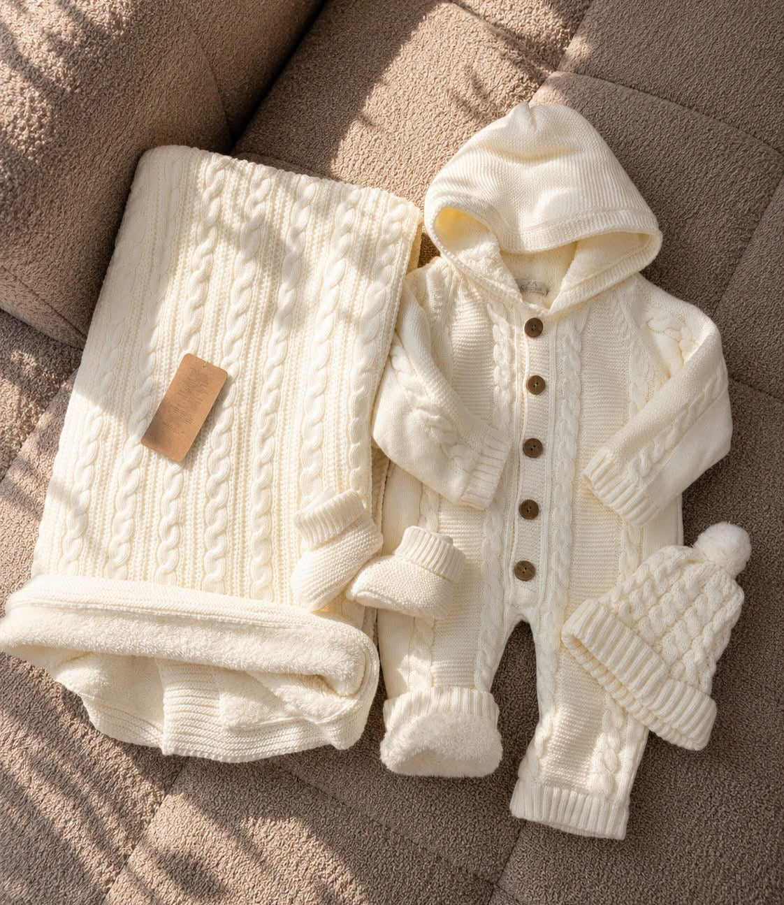 Ensemble d'Hiver Premium pour Bébé (4 Pièces)