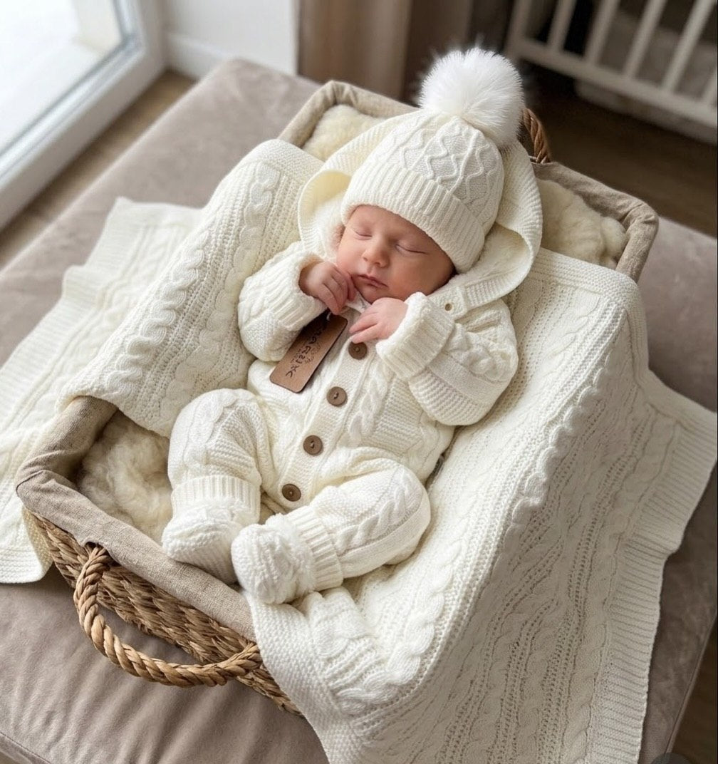 Ensemble d'Hiver Premium pour Bébé (4 Pièces)