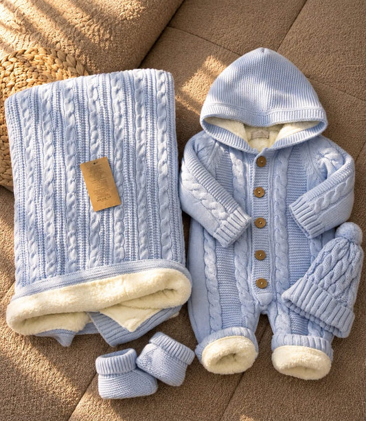 Ensemble d'Hiver Premium pour Bébé (4 Pièces)